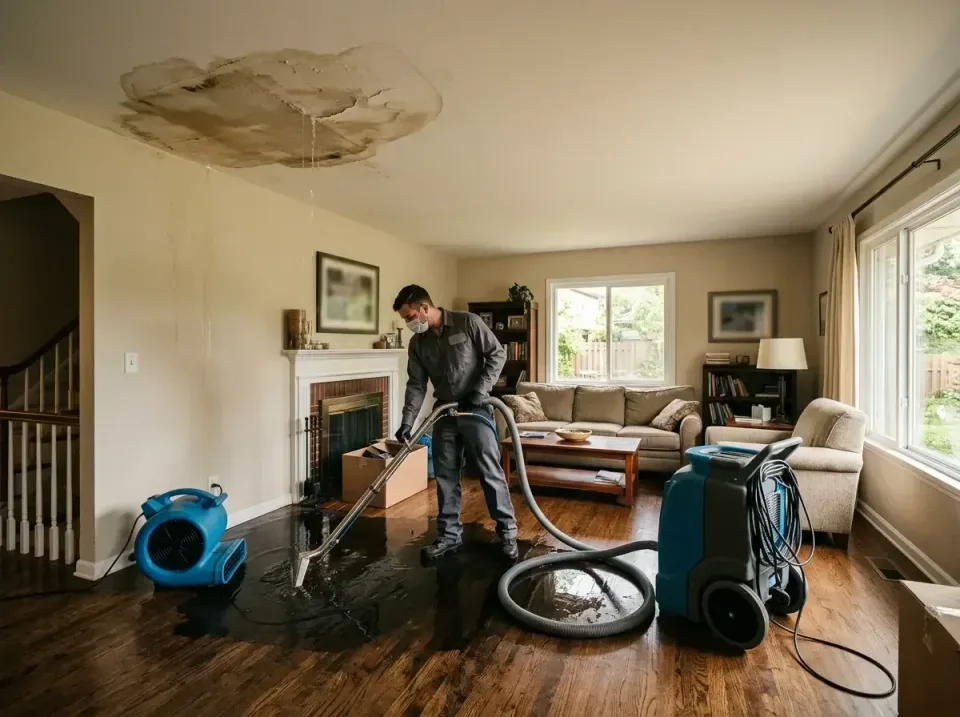 attic-pipe-burst-ceiling-drip-008 — frequently asked questions, Water Damage Restoration & Carpet Care in Charles Town, WV